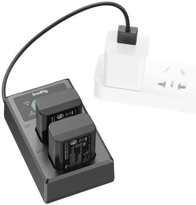 Alt view image 7 of 7 - WISDUM SmallRig Camera Battery and Charger Kit for NP-FW50 3818