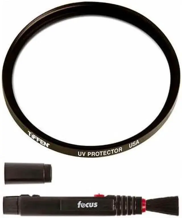 Main image of WISDUM Tiffen 82mm UV Protector Lens Filter with Focus Lens Cleaning Brush Bundle