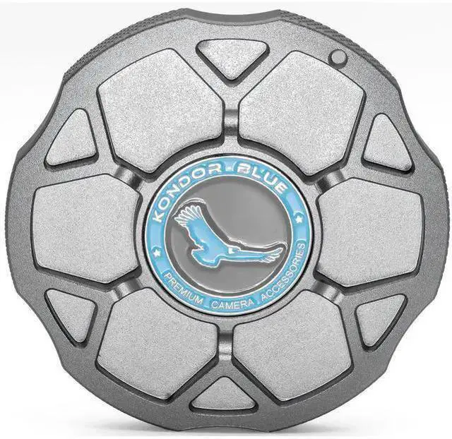 Alt view image 2 of 5 - WISDUM Kondor Blue Aluminum Body Cap for RF Mount Cameras, Space Gray
