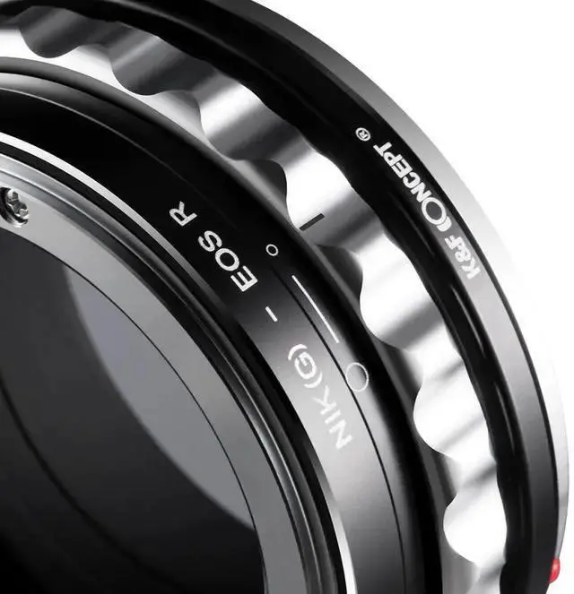 Alt view image 6 of 6 - WISDUM K&F Concept G Lenses to EOS R Lens Mount Adapter