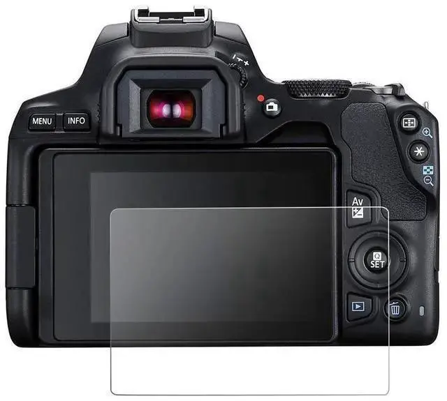 Alt view image 2 of 5 - WISDUM ProOptic Glass LCD Screen Protector Kit for EOS SL3 and PL9