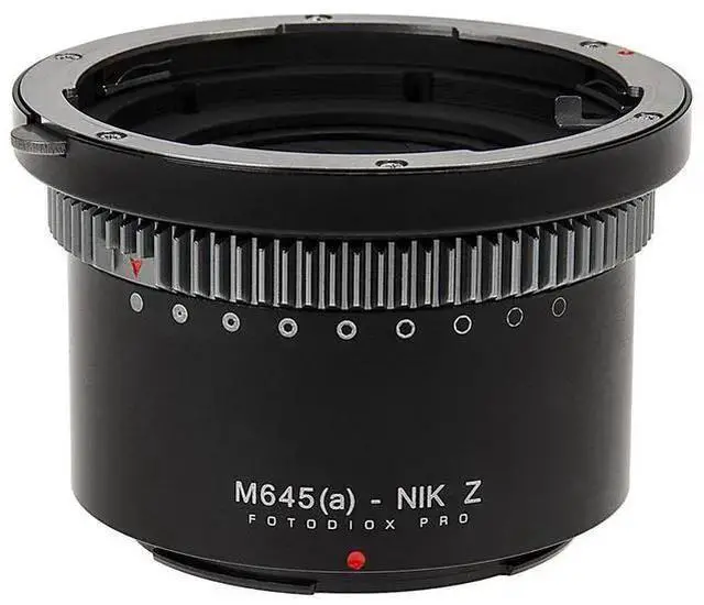 Main image of WISDUM Fotodiox Pro Lens Mount Adapter for Mamiya 645 (M645) Mount AF/AF-D Lenses to Z-Mount Mirrorless Camera Bodies