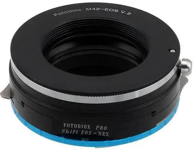 Alt view image 2 of 5 - WISDUM Fotodiox Pro Lens Mount Shift Adapter for M42 Type 2 (42mm x1 Screw Mount) to Alpha E-Mount Mirrorless Camera Body