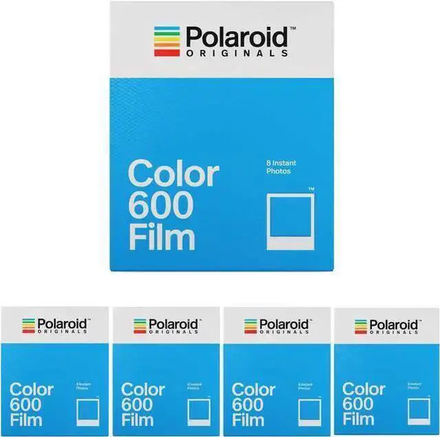Main image of WISDUM Polaroid Originals Instant Classic Color Film for 600 Cameras 5-Pack