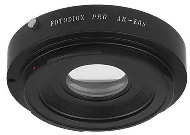 Alt view image 3 of 6 - WISDUM Fotodiox Pro Lens Mount Adapter for Konica Auto-Reflex (AR) SLR Lens to EOS (EF, EF-S) Mount D/SLR Camera Body