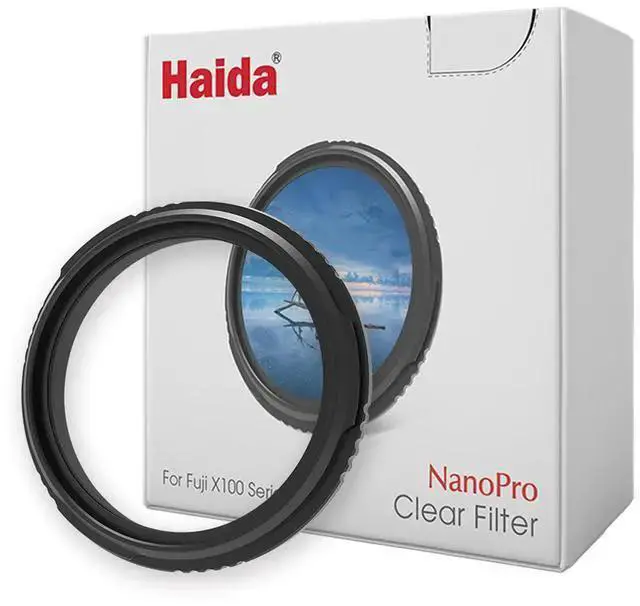 Alt view image 2 of 5 - WISDUM Haida NanoPro Clear Filter for X100 Series Cameras, Black