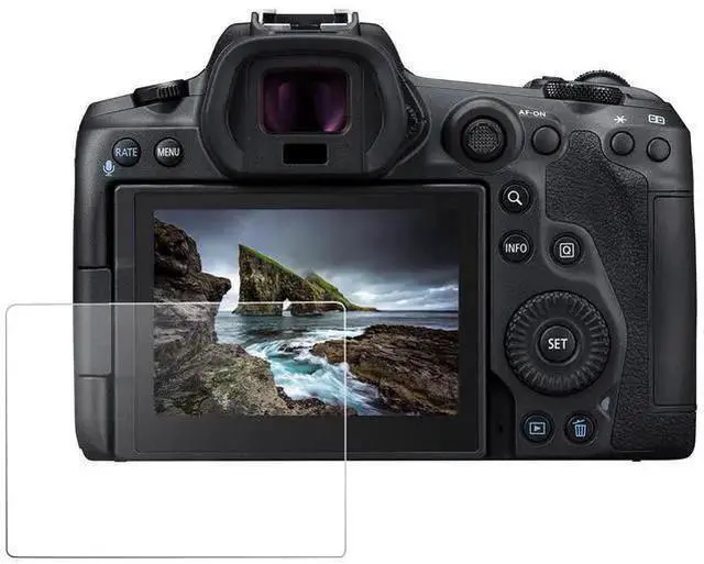 Main image of WISDUM ProOptic Glass LCD Screen Protector Kit for EOS R3, R5