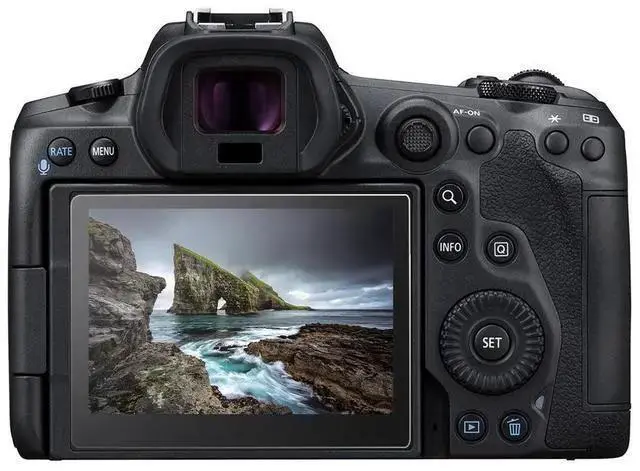 Alt view image 4 of 6 - WISDUM ProOptic Glass LCD Screen Protector Kit for EOS R3, R5