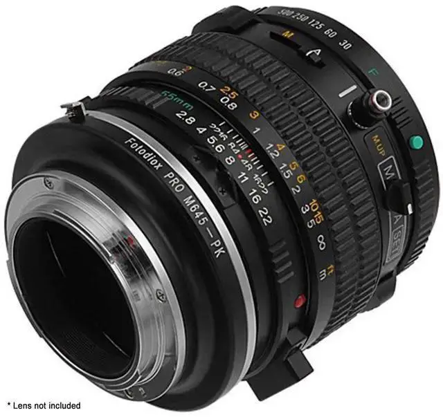 Alt view image 4 of 5 - WISDUM Fotodiox Mount Adapter for Mamiya 645 Lens to K Mount Camera