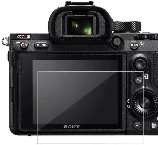 Alt view image 2 of 5 - WISDUM ProOptic Glass Screen Protector for FX3, a1, a7 II, a7 III, a7R IV, a9, RX10 & RX100 Series Camera