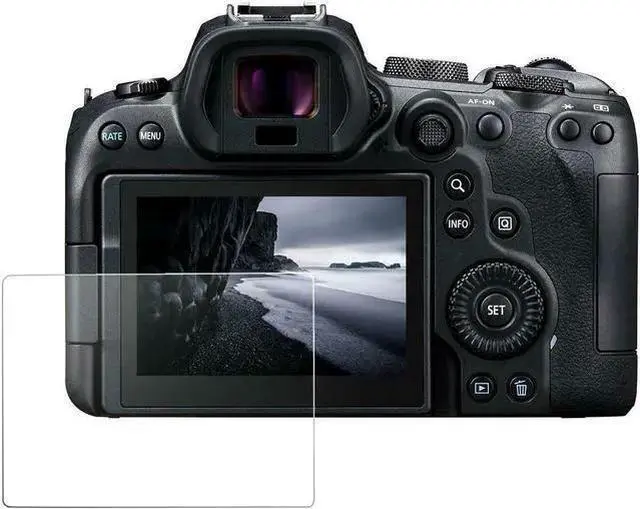 Main image of WISDUM ProOptic Glass LCD Screen Protector Kit for EOS R6 #PRO-SP-CAR6