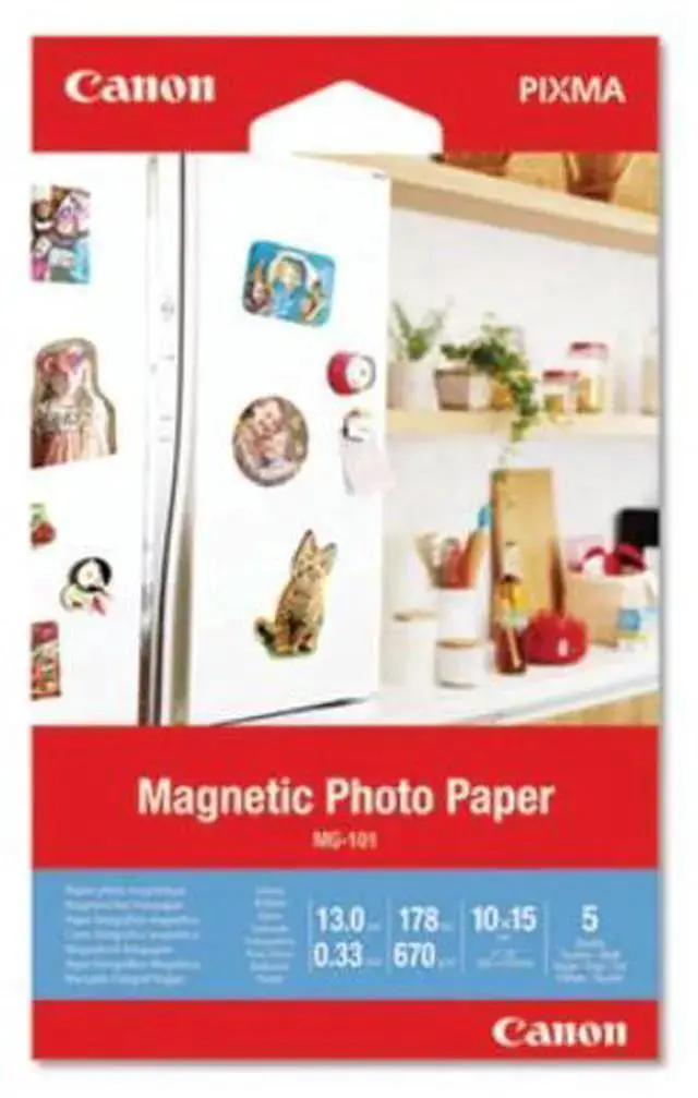 Alt view image 7 of 7 - WISDUM MG-101 4 x 6 Magnetic Photo Paper (5 sheets/pkg)