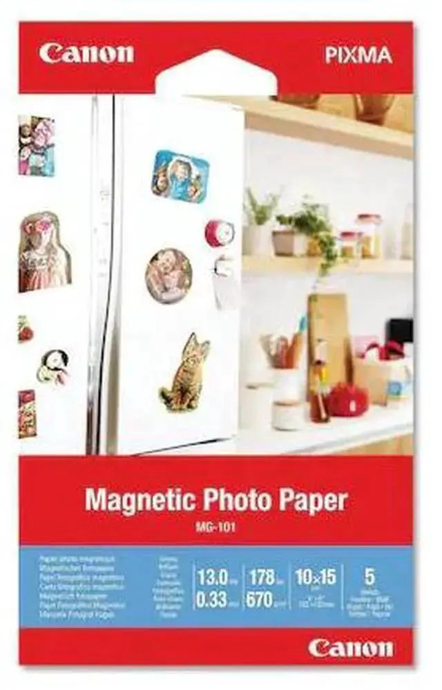 Alt view image 6 of 7 - WISDUM MG-101 4 x 6 Magnetic Photo Paper (5 sheets/pkg)
