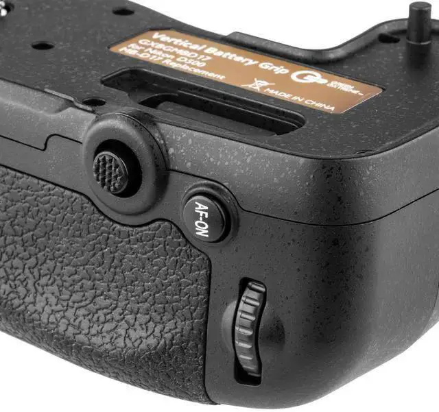 Alt view image 3 of 6 - WISDUM Green Extreme Multi Power Battery Grip (MB-D17 Replacement) for D500 Digital Camera, Holds EN-EL15 Battery or 8 AA Batteries