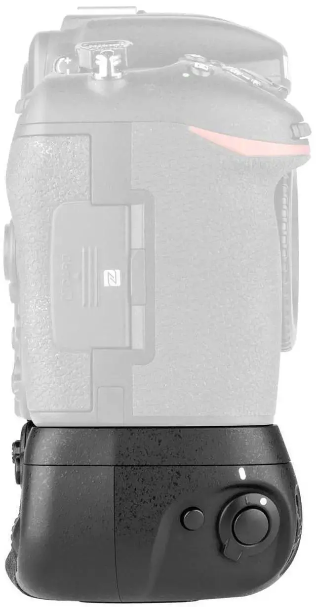 Alt view image 6 of 6 - WISDUM Green Extreme Multi Power Battery Grip (MB-D17 Replacement) for D500 Digital Camera, Holds EN-EL15 Battery or 8 AA Batteries