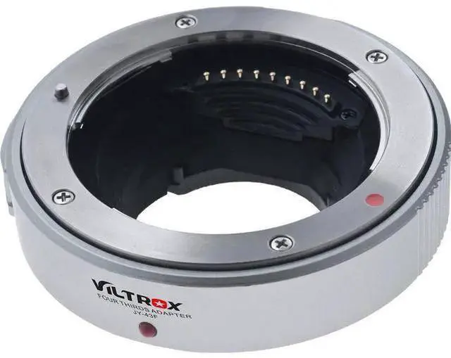 Main image of WISDUM Viltrox JY-43F Lens Mount Adapter for Four Thirds Mount Lens to Select Micro Four Thirds Mount Camera, White