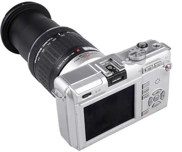 Alt view image 6 of 6 - WISDUM Viltrox JY-43F Lens Mount Adapter for Four Thirds Mount Lens to Select Micro Four Thirds Mount Camera, White