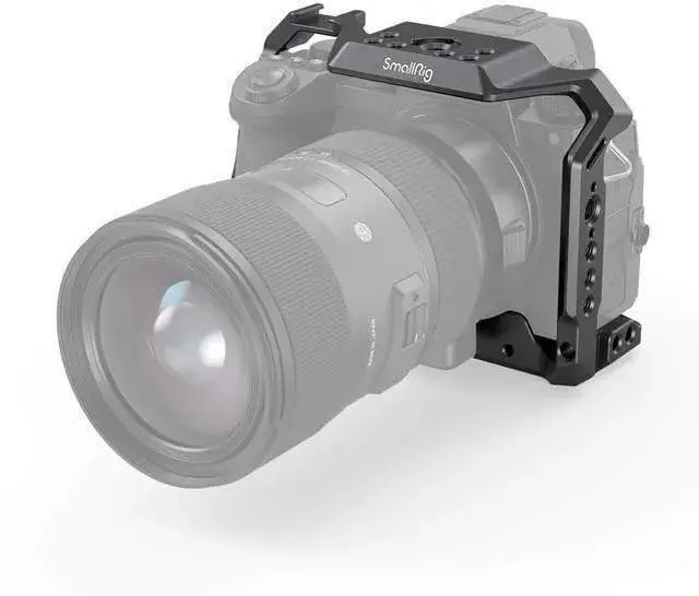 Main image of WISDUM SmallRig S5 S5D Cage Kit for LUMIX S5 S5D Camera, Aluminum Alloy Camera Cage with NATO Rail and Cold Shoe Mount for Microphone and Light 2983