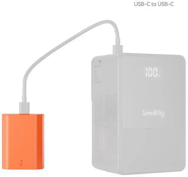 Alt view image 4 of 7 - WISDUM SmallRig USB-C Rechargeable Camera Battery for NP-FZ100 (Orange) 4969