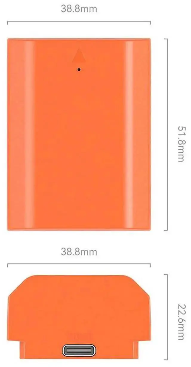 Alt view image 5 of 7 - WISDUM SmallRig USB-C Rechargeable Camera Battery for NP-FZ100 (Orange) 4969