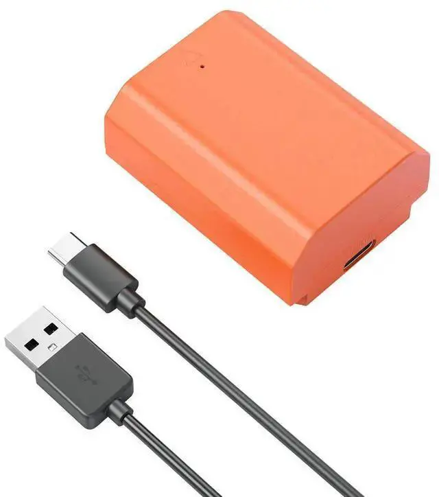 Alt view image 7 of 7 - WISDUM SmallRig USB-C Rechargeable Camera Battery for NP-FZ100 (Orange) 4969