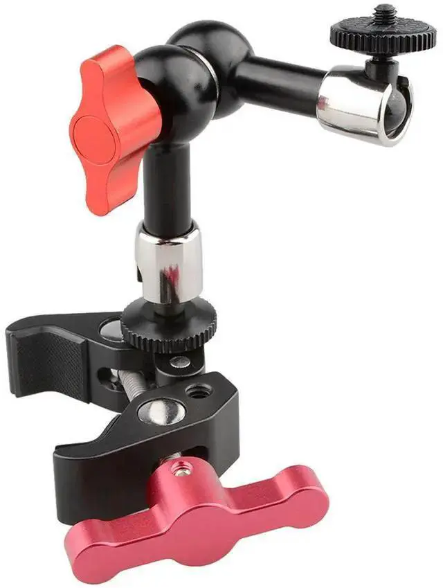 Alt view image 3 of 5 - WISDUM CAMVATE 7" Magic Arm Articulating Super Clamp for Camera Monitor Mount