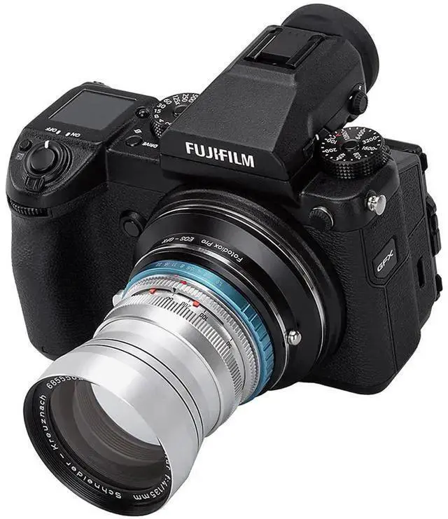 Alt view image 4 of 4 - WISDUM Fotodiox Pro Lens Mount Double Adapter for Voigtlander Bessamatic / Ultramatic Mount SLR & EOS (EF / EF-S) D/SLR Lenses to G-Mount GFX Mirrorless Digital Cameras