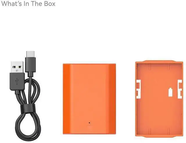 Alt view image 2 of 7 - WISDUM SmallRig USB-C Rechargeable Camera Battery for NP-FZ100 (Orange) 4969