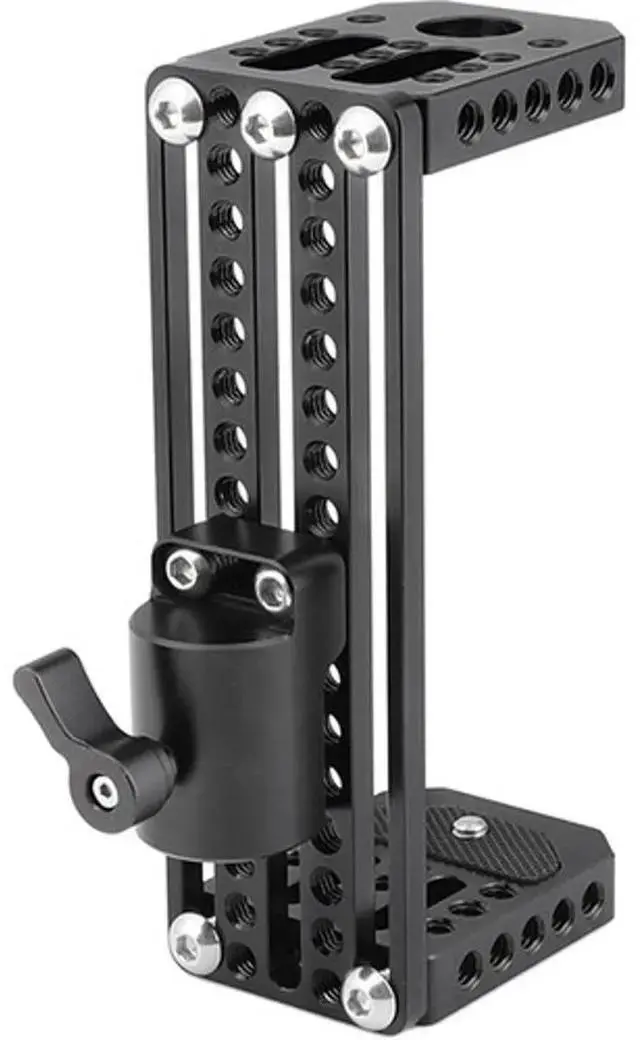 Alt view image 2 of 6 - WISDUM CAMVATE On-Camera Monitor Holder C Frame Cage with Light Stand Head, 16mm Column Diameter