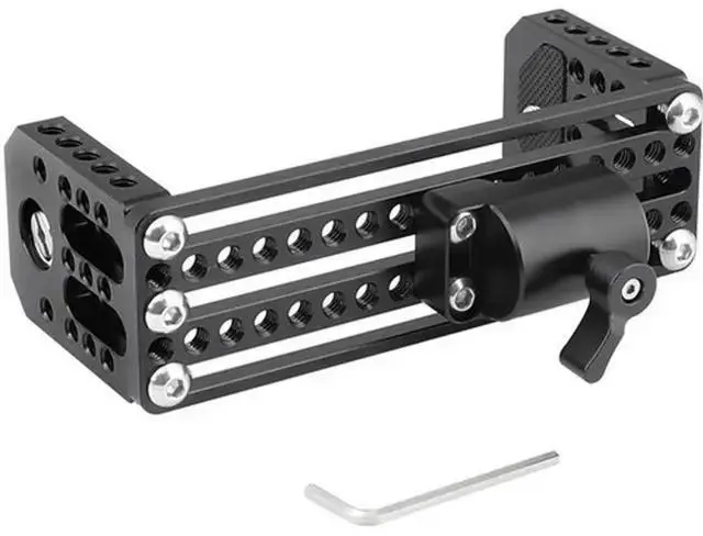 Alt view image 3 of 6 - WISDUM CAMVATE On-Camera Monitor Holder C Frame Cage with Light Stand Head, 16mm Column Diameter