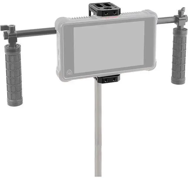 Alt view image 5 of 6 - WISDUM CAMVATE On-Camera Monitor Holder C Frame Cage with Light Stand Head, 16mm Column Diameter