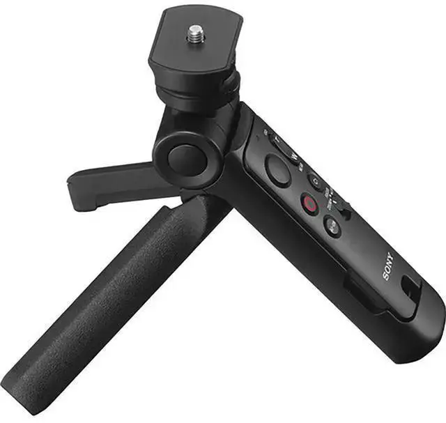 Alt view image 2 of 5 - WISDUM GP-VPT3 Wireless Shooting Grip and Tripod with Detachable Remote, Black
