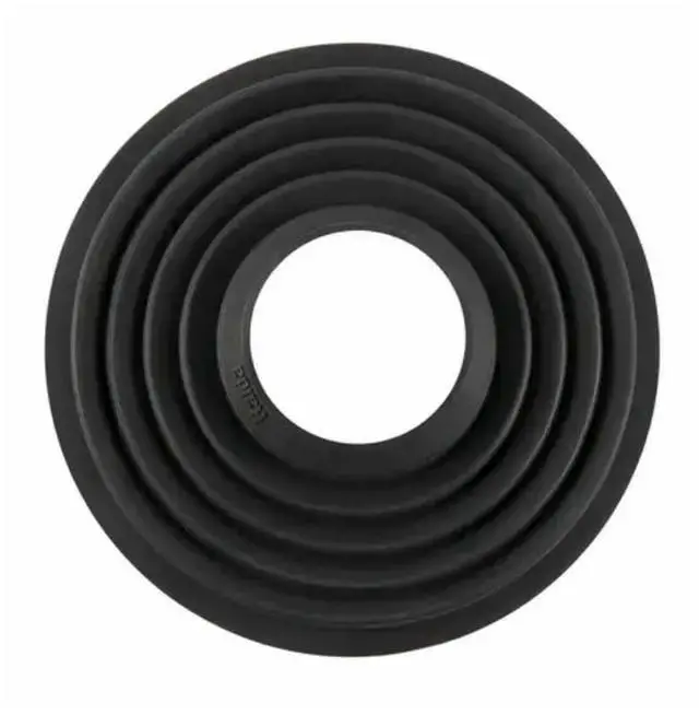 Alt view image 2 of 5 - WISDUM Haida Silicone Lens Hood for 50 to 70mm Diameter Lens, Black - With Silicone Lens Hood for 70-to 90mm Diameter Lens, Black