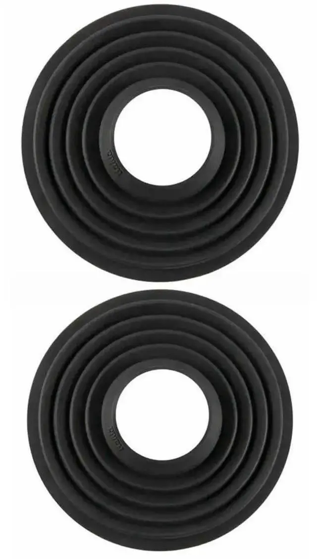 Main image of WISDUM Haida Silicone Lens Hood for 50 to 70mm Diameter Lens, Black - With Silicone Lens Hood for 70-to 90mm Diameter Lens, Black