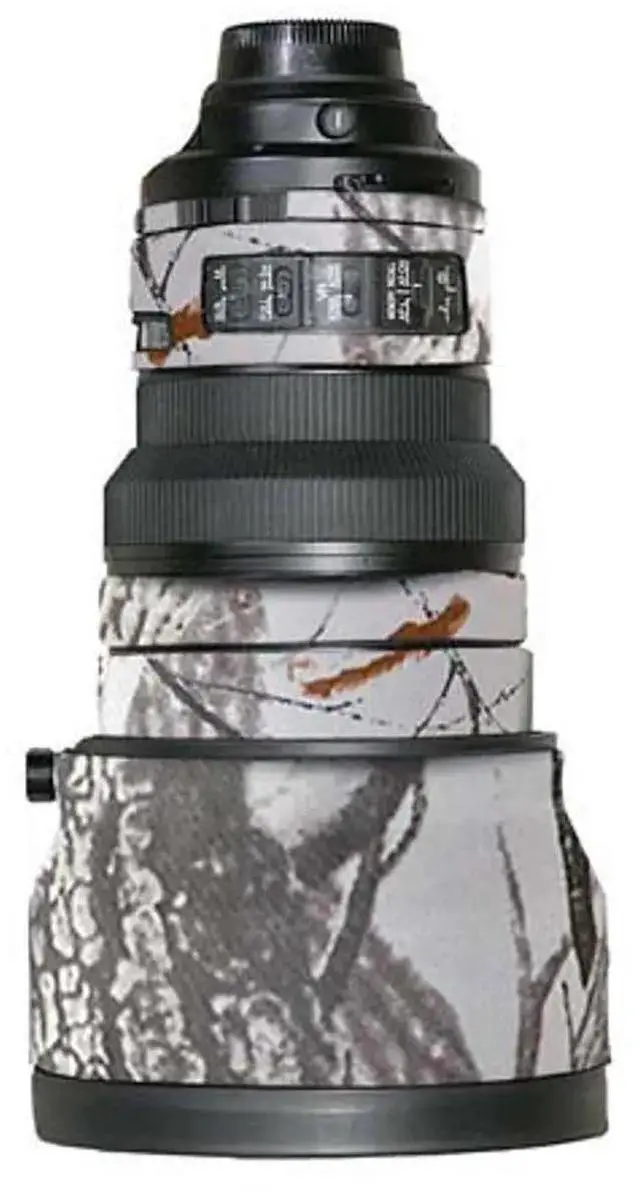 Main image of WISDUM LensCoat Lens Cover for the 200mm f/2.0 VR Lens - Realtree Hardwoods Snow (hws)