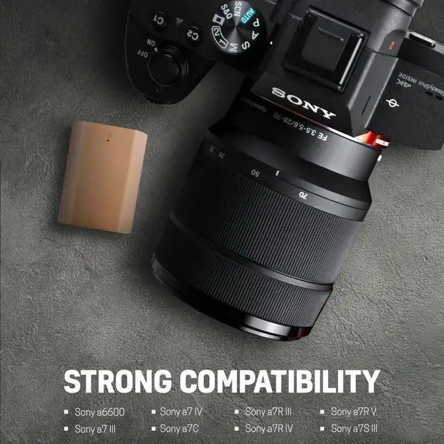 Alt view image 5 of 5 - WISDUM Green Extreme VG-C3EM Battery Grip + 2-Pack High Capacity 2280mAh NP-FZ100 Batteries, Replacement for A7 III, A7R III, A9 Digital SLR Camera