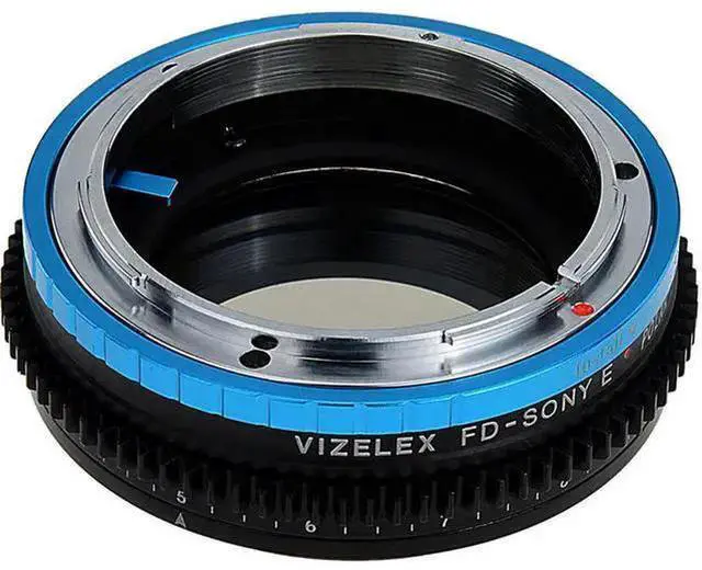Main image of WISDUM Fotodiox Vizelex Polar Throttle Lens Mount Adapter for FD & FL 35mm SLR Lens to Alpha E-Mount Mirrorless Camera Body with Built-In Circular Polarizing Filter