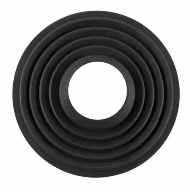 Alt view image 2 of 5 - WISDUM Haida Silicone Lens Hood for 70 to 90mm Diameter Lens, Black, 3-Pack