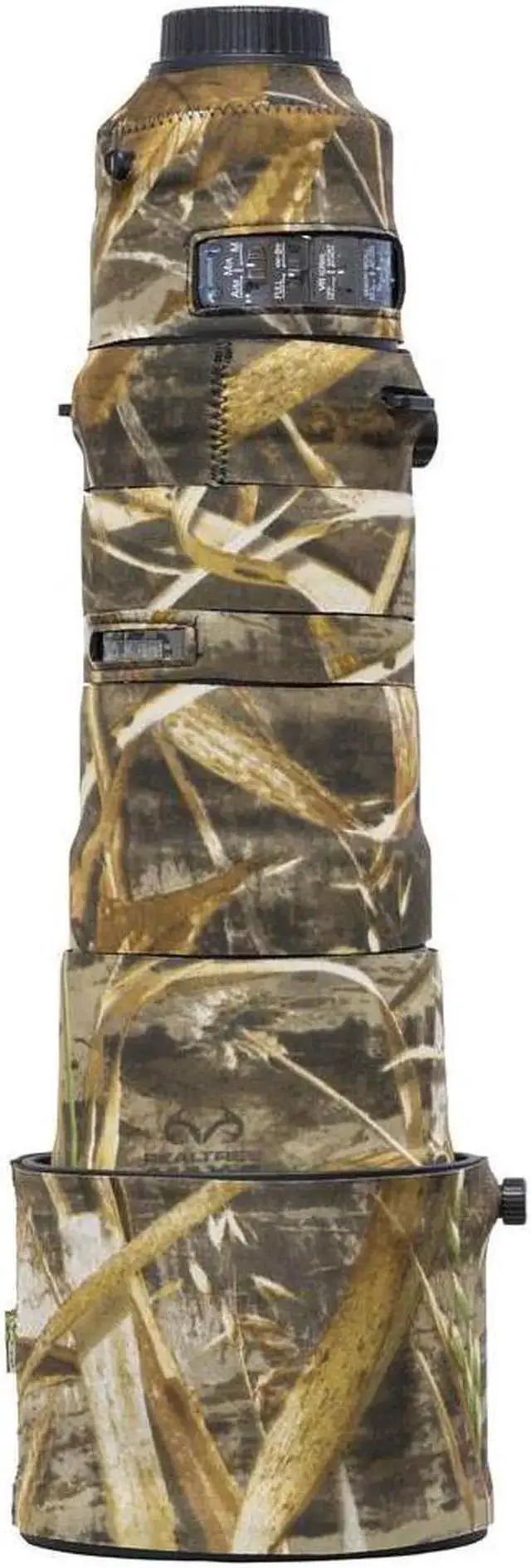 Alt view image 2 of 4 - WISDUM Lenscoat Cover Camouflage Neoprene Camera Lens Cover Protection 180-400Mm F/4E Af-S Tc1.4 Fl Ed Vr, Realtree Max5 (Lcn180400M5)
