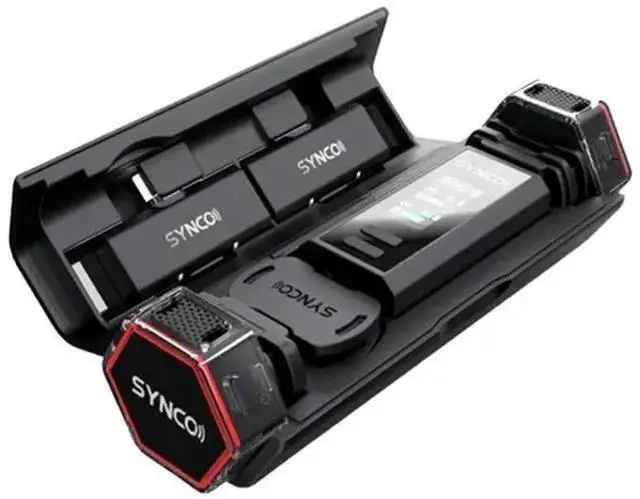 Main image of WISDUM Synco Audio SYNCO Ultracompact 2-Person Digital Wireless Microphone System for Cameras and Smartphone (2.4 GHz)