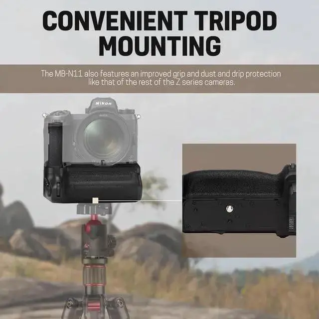 Alt view image 5 of 7 - WISDUM Green Extreme MB-N11 Battery Grip for Z6 II and Z7 II Mirrorless Camera