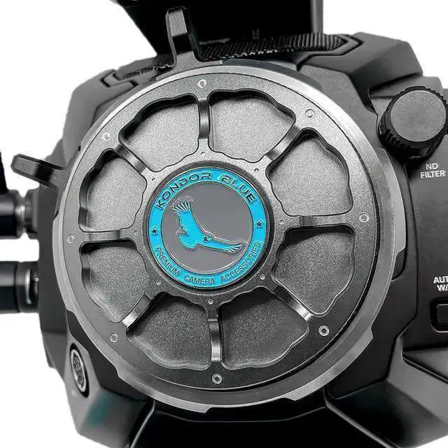 Main image of WISDUM kondor blue pl mount cine cap compatible with arri | metal body cap for camera lens port | protect your camera port and sensor with style | crafted from aerospace-grade aluminum alloy | space g