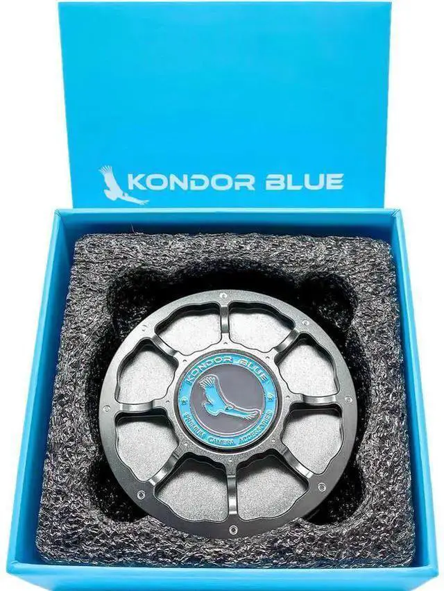 Alt view image 5 of 7 - WISDUM kondor blue pl mount cine cap compatible with arri | metal body cap for camera lens port | protect your camera port and sensor with style | crafted from aerospace-grade aluminum alloy | space g