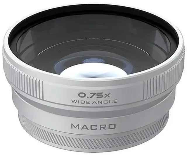 Alt view image 2 of 3 - WISDUM Freewell 2-In-1 0.75x Macro Wide Angle Lens for Fuji X100VI/X100V Cameras,Silver