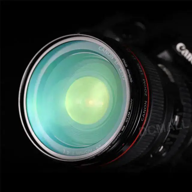 Alt view image 5 of 6 - WISDUM K&F Concept 62mm Green Multi-Coated Schott B270 German Optics Slim UV Lens Filter