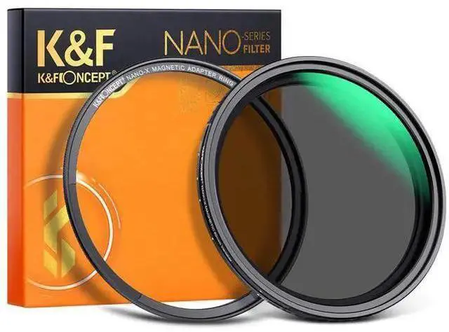 Main image of WISDUM K&F Concept 52mm Nano-X ND2-32 1-5 Stop Magnetic Variable Neutral Density Lens Filter