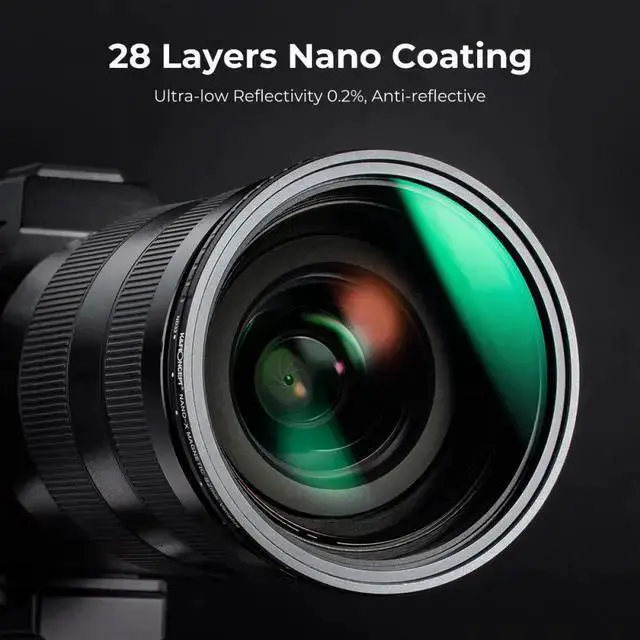 Alt view image 6 of 7 - WISDUM K&F Concept 52mm Nano-X ND2-32 1-5 Stop Magnetic Variable Neutral Density Lens Filter