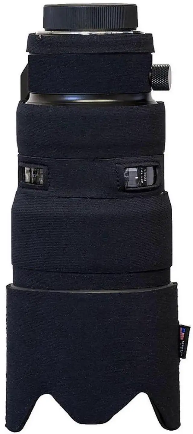 Main image of WISDUM LensCoat Lens Cover for Sigma 50-100mm f1.8 DC HSM Art Lens, Black