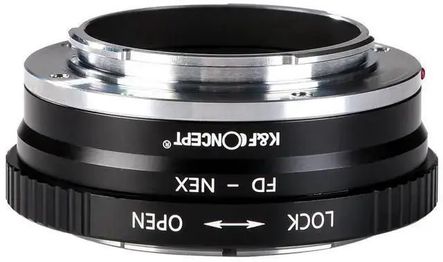 Alt view image 7 of 7 - WISDUM K&F Concept High Precision Lens Adapter, Cooper Mount, FD-NEX II