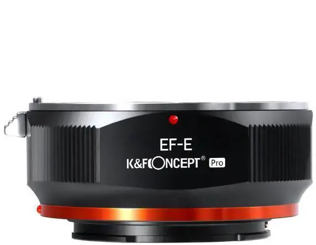 Alt view image 3 of 7 - WISDUM K&F Concept KF M12105 High-precision Lens Adapter Ring, Matte Paint, Orange Secondary Oxide, EOS-NEX PRO